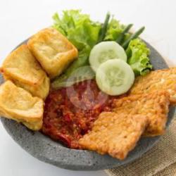 Sambelan Tahu Tempe ( Tanpa Nasi)