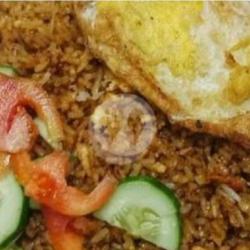 Nasi Goreng Telor Pisah Dadar   Es Teh Manis