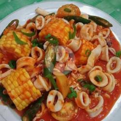 Cumi Asam Manis Porsi Tajir