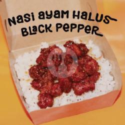 Nasi Ayam Halus Black Pepper