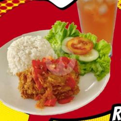 Paket Mantap Ayam Geprek Kuah