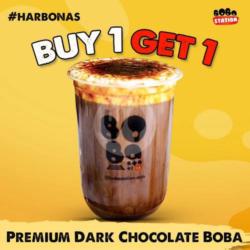 Premium Dark Chocolate Station (termasuk Boba)