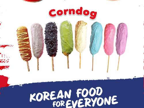 Corndog & Topokki Grobbak Korea Cikeas, Sebelah Amanda FotoCopy