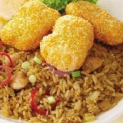 Nasi Goreng Naget(ada Level Nya Ya)