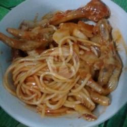 Spagheti Ceker Baso Dan Sosis