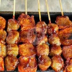 Tahu Bakar Pedas Manis Bumbu Kacang 1 Porsi Puas 10 Tusuk