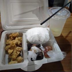 Paket Cumi Goreng Saos   Nasi