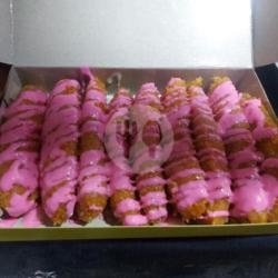 Pisang Krispy Lumer Strawberry