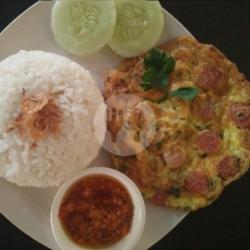 Nasi Putih Dadar Sosis Sayur Asem Jakarta