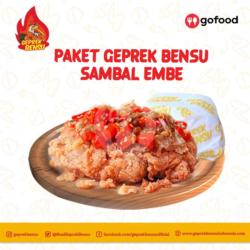 Paket Geprek Bensu Sambal Embe