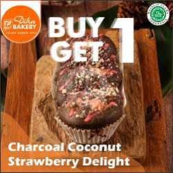 Charcoal Coconut Strawberry Delight