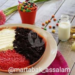 Red Velvet Keju Kombinasi Susu