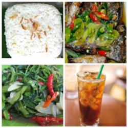 Paket Komplit Tongkol Tumis Cabe Hijau (porsi Jumbo)