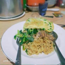 Mie Goreng Telor Dadar Keju