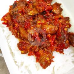 Nasi Dendeng Balado Vegan