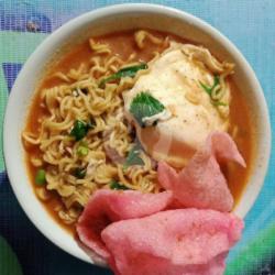 Mie Rebus Kuah Padang   Telor