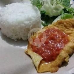 Telor Dadar Plus Sambal Tanpa Nasi