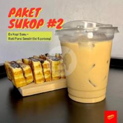 Es Kopi Susu   Roti Bakar