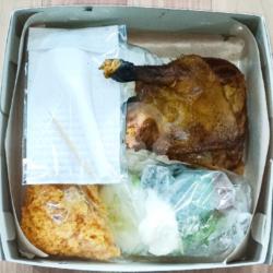 Nasi Box Bebek Paha   Kremes