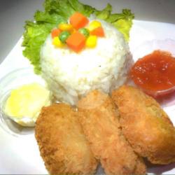 Nasi   Shrimp Roll Homemade