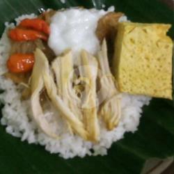 Nasi Liwet Suwir Telur Kukus