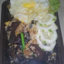 Nasi Goreng Jamur Telur Ceplok