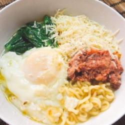 Indomie Rebus Telur Kornet Keju