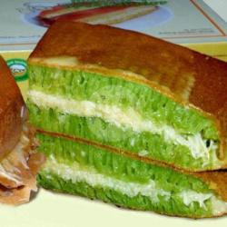 Doubell Keju ( Pandan )