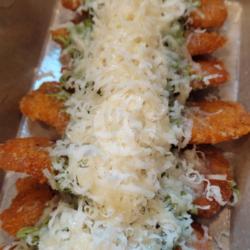 Pisang Crispy Cheese Greentea