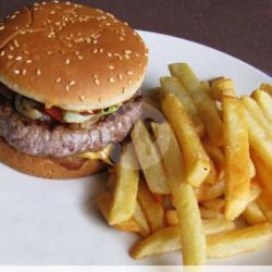 Burger And Fries (burger Dan Kentang)