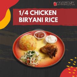 1/4 Chicken Package   Biryani Rice