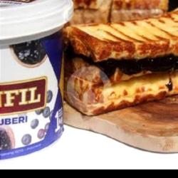 Roti Bakar/kukus Blueberry Goldenfill