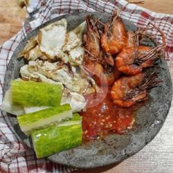 Sego Sambelan Udang Goreng