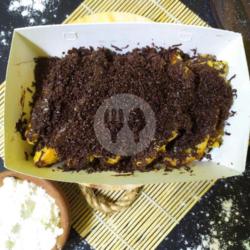 Pisang Goreng Topping Coklat