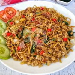 Nasi Goreng Mawut Ayam Sosis