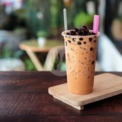 Chocolate Deluxe Drink Original With Boba/jelly/bubuk Oreo/nata De Coco