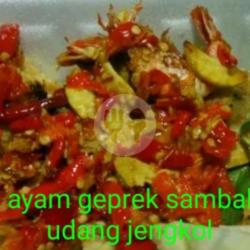 Paket Hemat Ayam Geprek Udang Jengkol