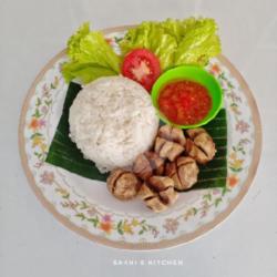 Nasi Pentol Geprek