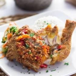 Paket Nasi   Ayam Penyet Sambel Terasi