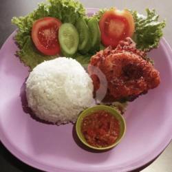 Nasi   Chicbar( Chicken Bakar )