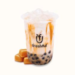 Salted Caramel Oat Milk Boba