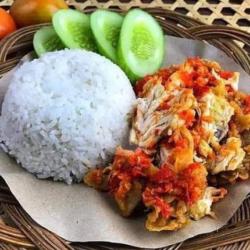 Ayam Geprek (dada Filet)super Pedas