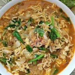 Mie Rebus Campur Ayam Bakso Sosia Ati Pete Kambing Sayur