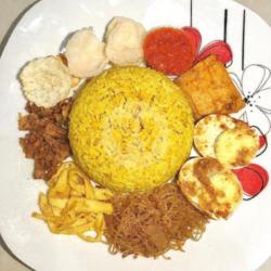 Nasi Kuning Bali Telur Tahu