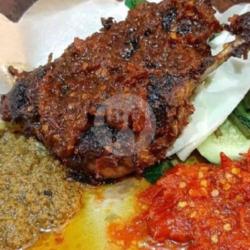 Paket Bebek Bakar   Nasi Putih (grill Duck   Rice)