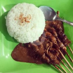 Sate Ayam Bumbu Kacang   Nasi