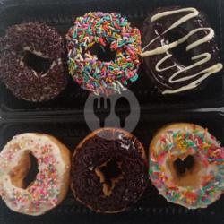 Donat Aneka Toping Coklat Isi 3