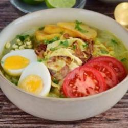 Soto Ayam Kampung Telor Asin 1 Butir