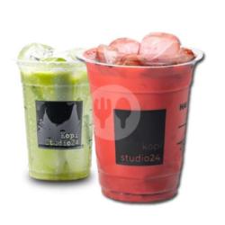 Beli 1 Gratis 1 (red Velvet   Green Tea)