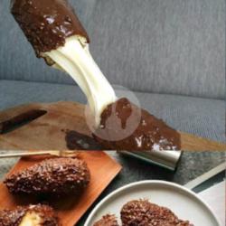 Corndog Mozzarella Toping Coklat